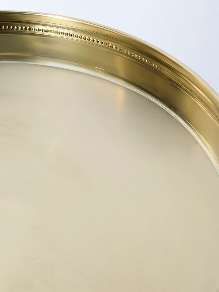 Westside Home Gold Beaded Thali