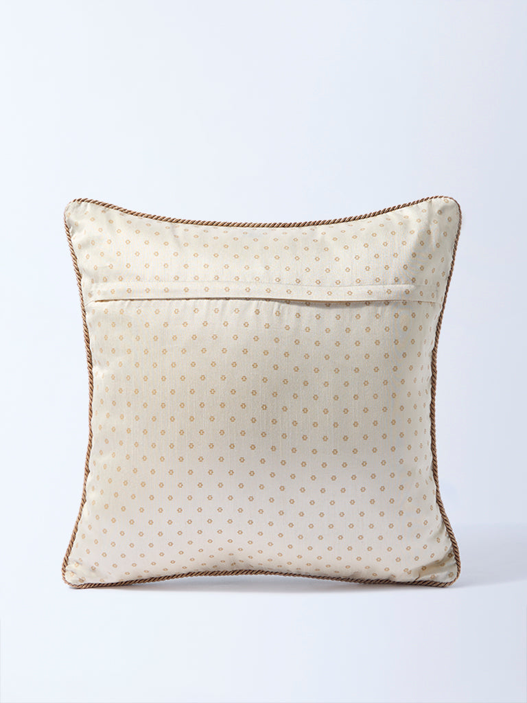 Westside Home Sage Tropical Embroidered Cushion Cover