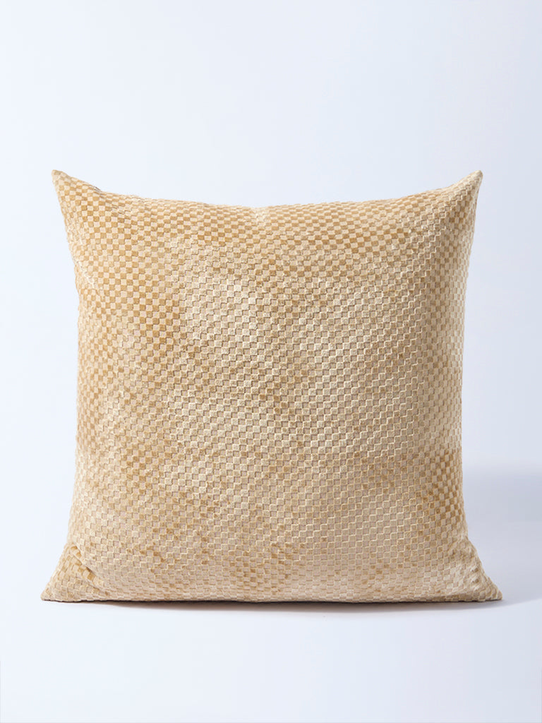 Westside Home Light Brown Popcorn Textured Cushion Cover