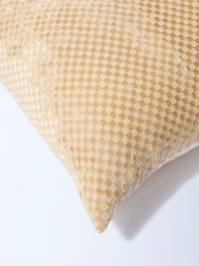 Westside Home Light Brown Popcorn Textured Cushion Cover