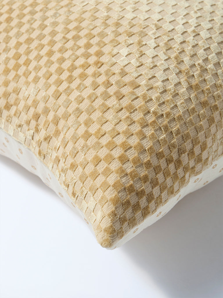 Westside Home Light Brown Popcorn Textured Cushion Cover