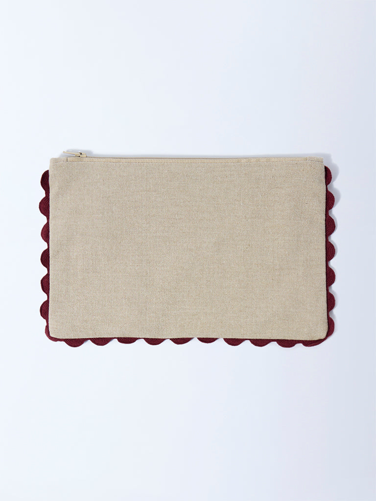 Westside Home Multicolour Elephant Design Pouch