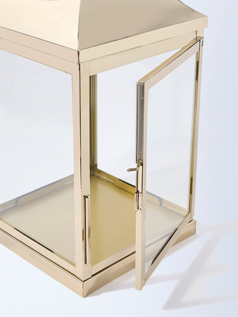 Westside Home Gold Metal Lantern