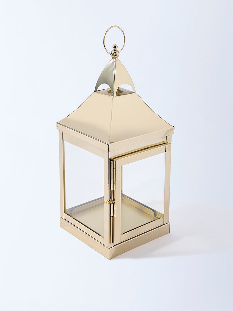 Westside Home Gold Metal Lantern