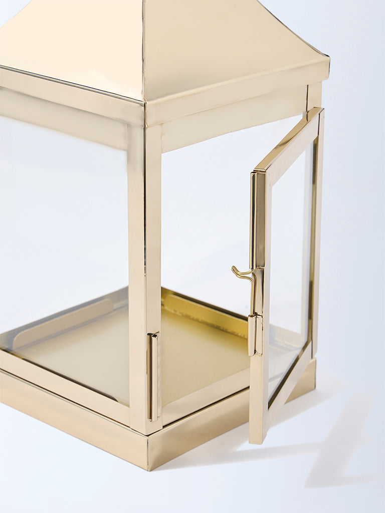 Westside Home Gold Metal Lantern