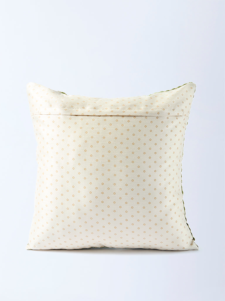 Westside Home Green Popcorn Textured Cushion Cover