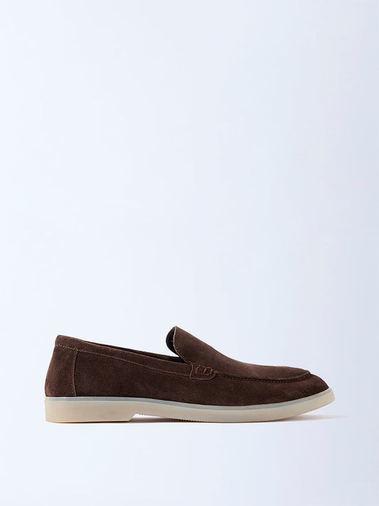 SOLEPLAY Brown Suede Loafers