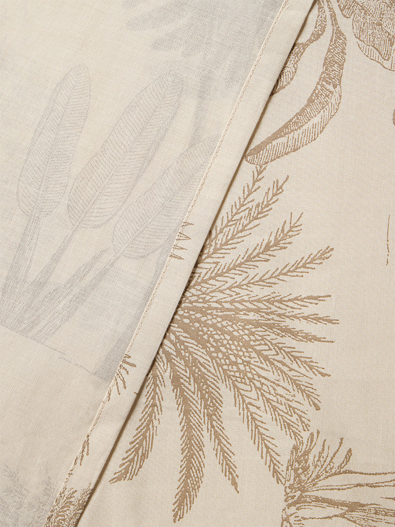Westside Home Beige Tropical-Inspired King Bed Sheet Set