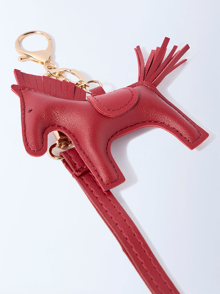 Westside Accessories Plum Horse Bag Charm