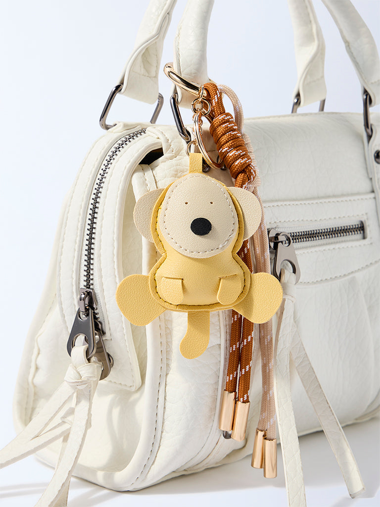 Westside Accessories Yellow Monkey Bag Charm