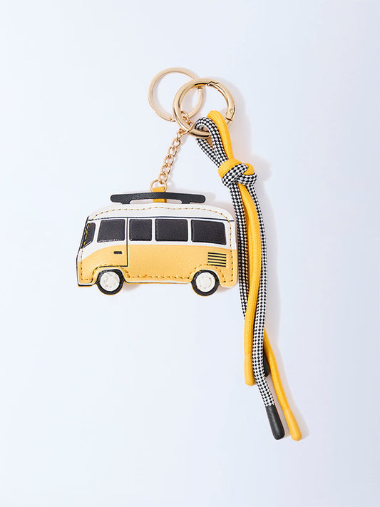 Westside Accessories Yellow Van Bag Charm