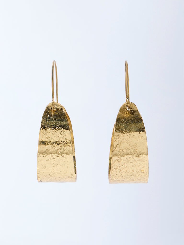 Westside Accessories Gold Statement Hoop Earrings