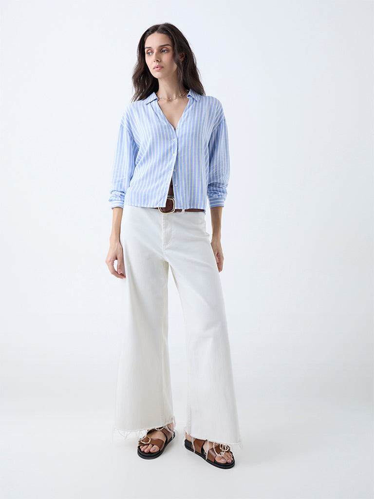 LOV Blue Stripes Shirt