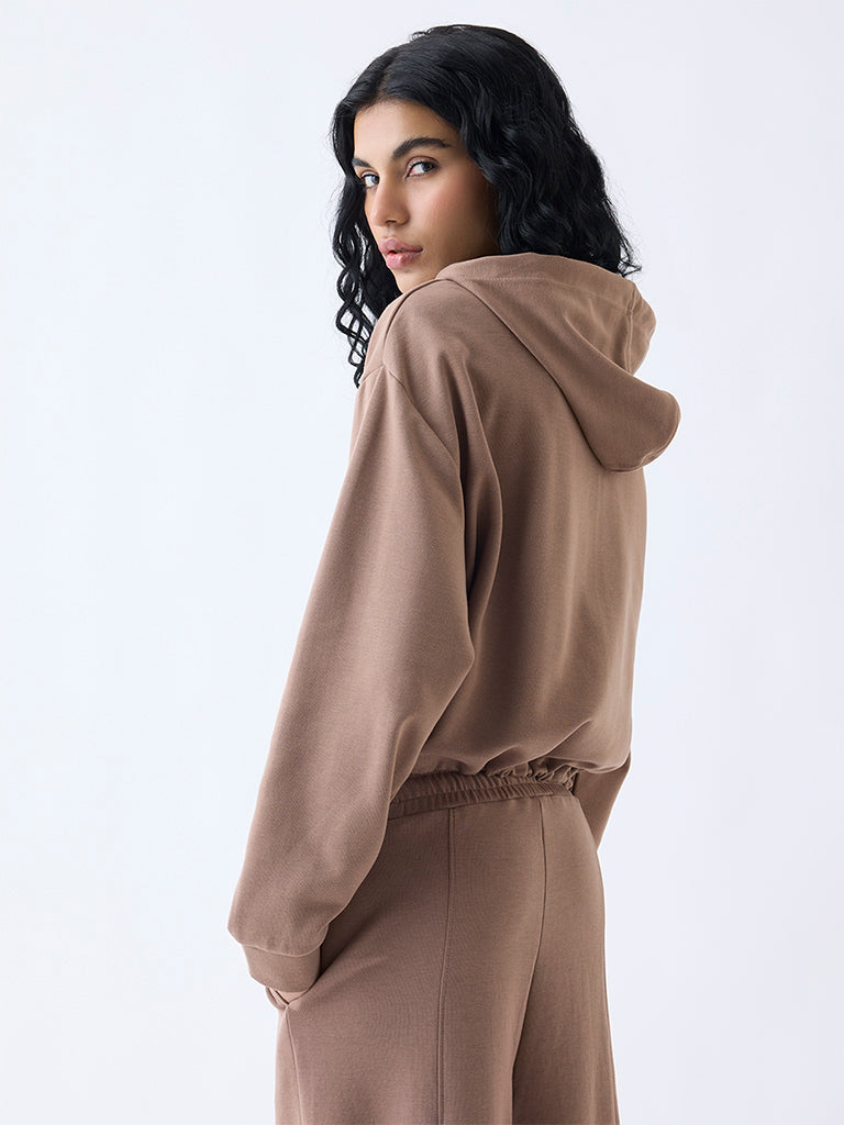 Studiofit Brown Solid Jacket