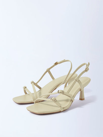 LUNA BLU Sage Multi-Strap Kitten Heel Sandals