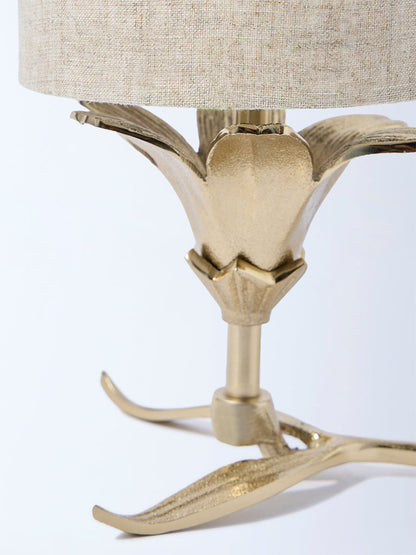 Westside Home Gold Hibiscus Table Lamp