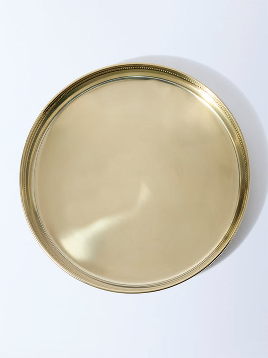 Westside Home Gold Beaded Thali