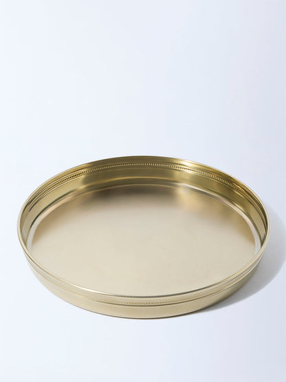 Westside Home Gold Beaded Thali