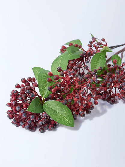 Westside Home Red Artificial Berry Bunch Plant