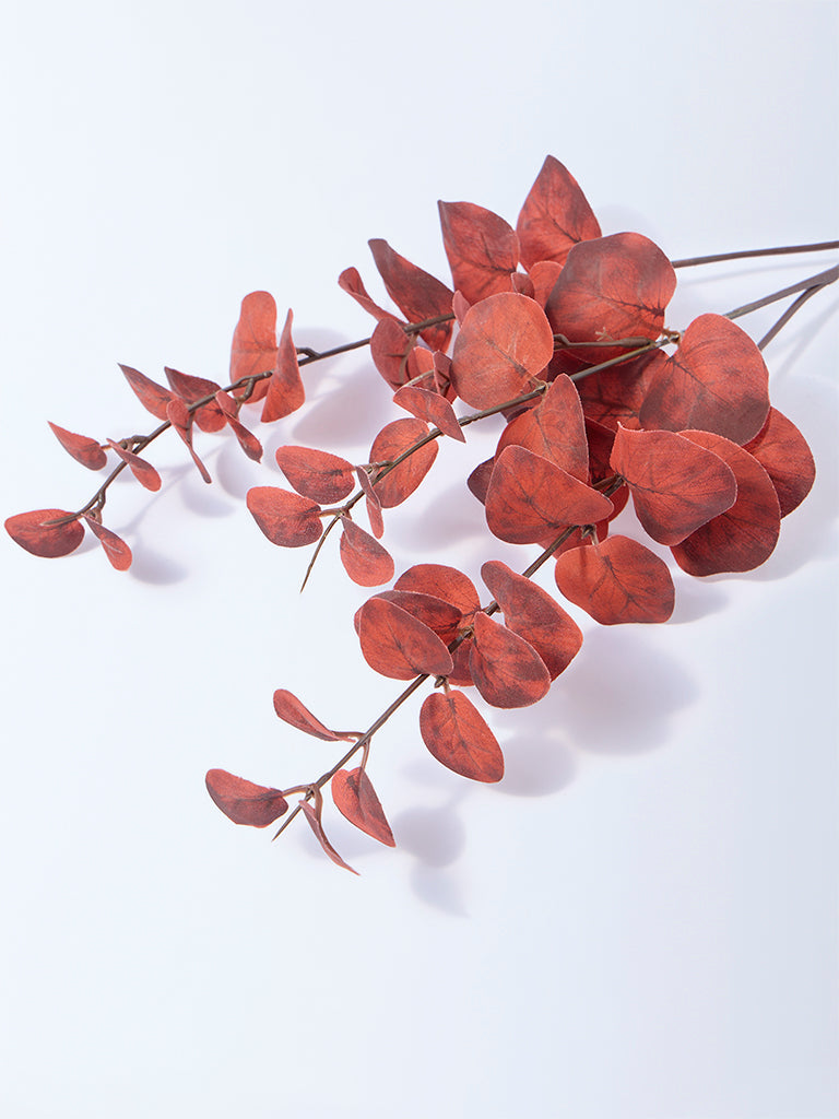 Westside Home Red Artificial Autumn Leaf Plant