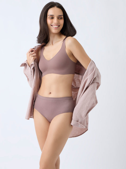 Wunderlove Brown Invisible Padded Bra