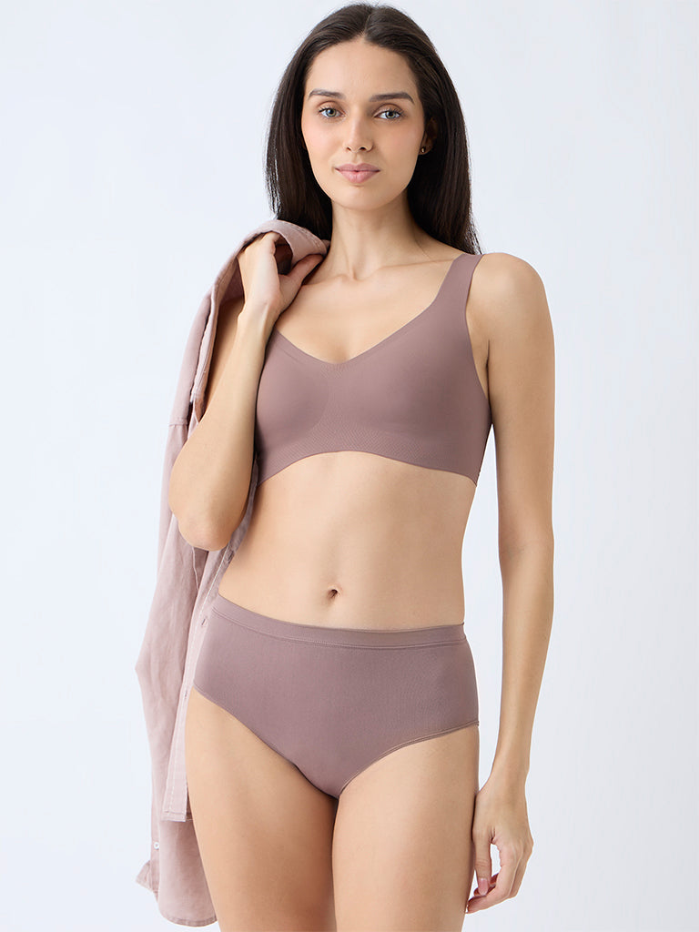 Wunderlove Brown Invisible Padded Bra