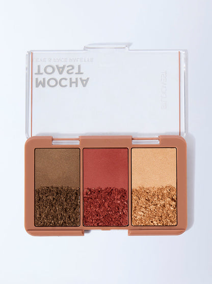 Studiowest Mocha Toast Eye and Face Palette - 9.6 gm
