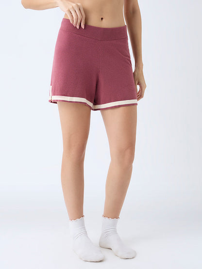 Wunderlove Dusty Pink High-Rise Shorts