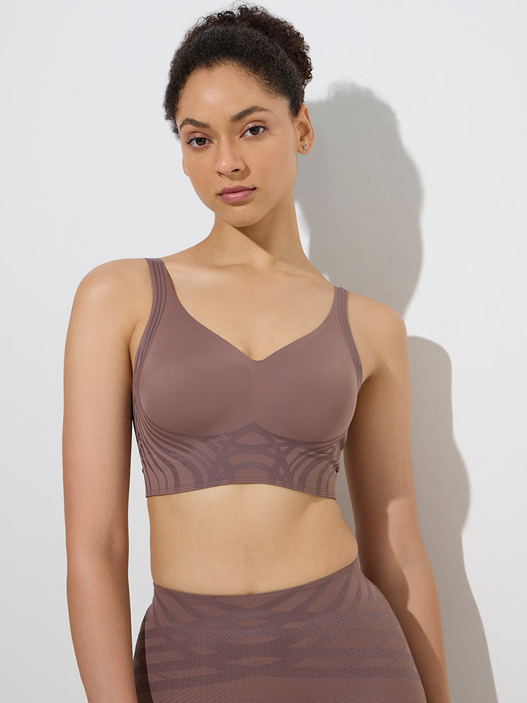 Wunderlove Dark Brown Padded Shadow Sculpt Bra