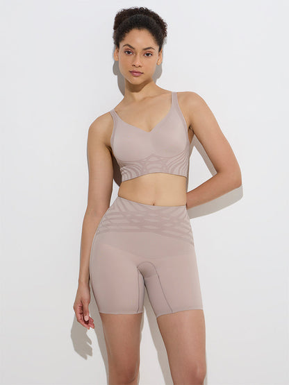 Wunderlove Taupe Shadow Sculpt Shaping Shorts