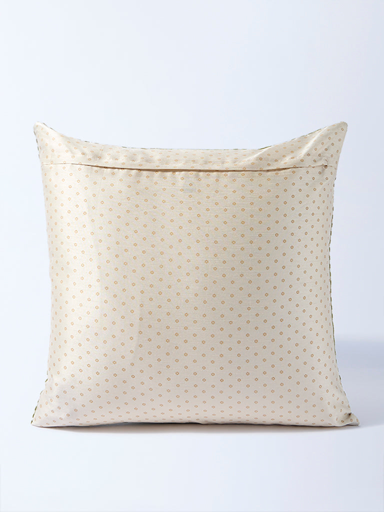Westside Home Green Popcorn Textured Cushion Cover