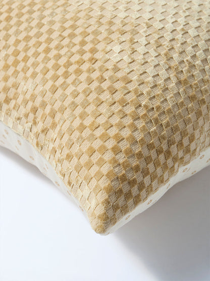 Westside Home Light Brown Popcorn Textured Cushion Cover