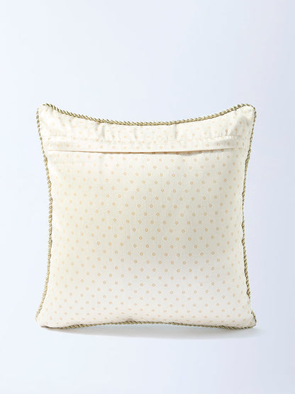 Westside Home Sage Shell Embroidered Cushion Cover