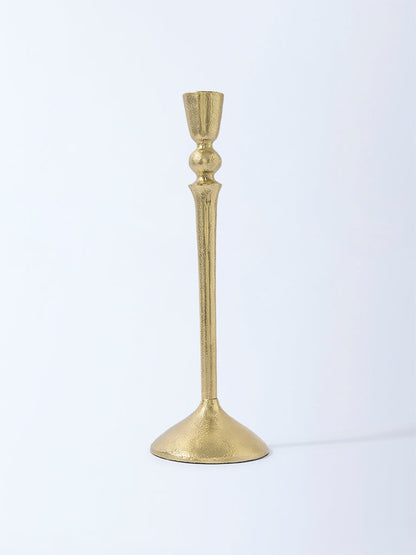 Westside Home Gold Pillar Candle Holder