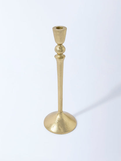 Westside Home Gold Pillar Candle Holder