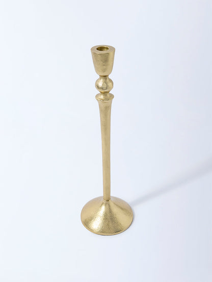 Westside Home Gold Pillar Candle Holder