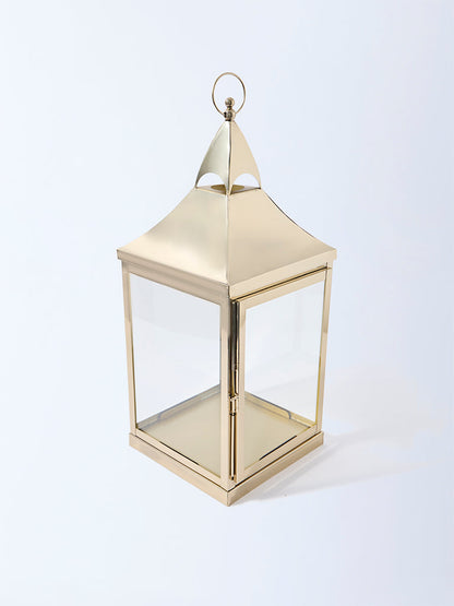 Westside Home Gold Metal Lantern
