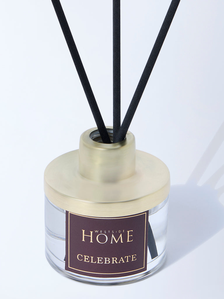 Westside Home Celebrate Fragrance Diffuser with Three Reed Sticks - Festive Season Gift