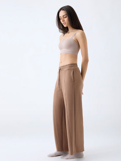 Wunderlove Beige Solid Underwired Bra