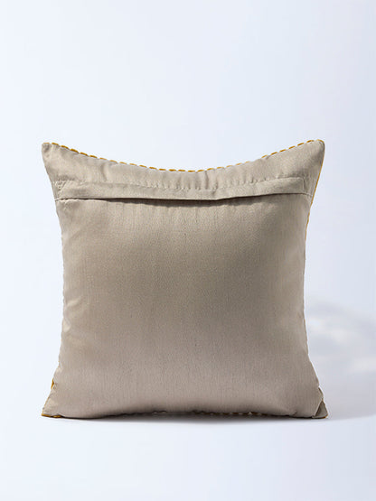 Westside Home Mustard Ribbed-Textured Corduroy Cushion Cover