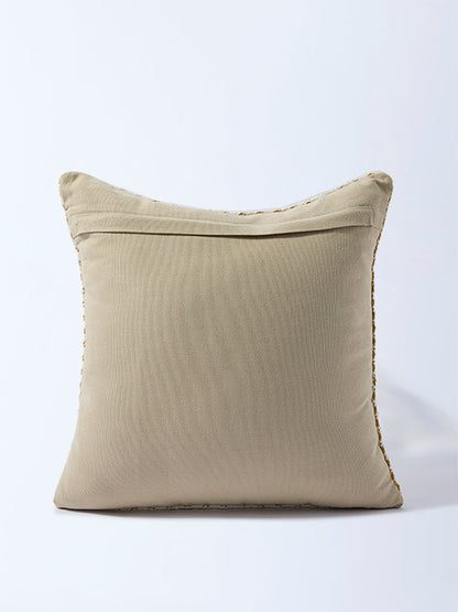 Westside Home Mustard Waffle-Textured Cushion Cover