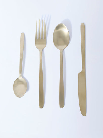 Westside Home Gold Cutlery (Set of 16) - Festive Season Gift