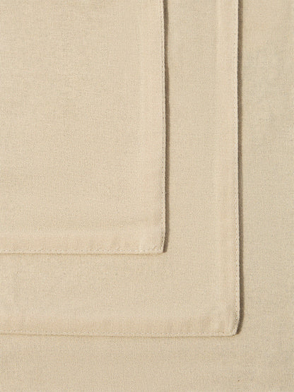 Westside Home Dark Brown Floral Embroidered Placemat (Set of 4)