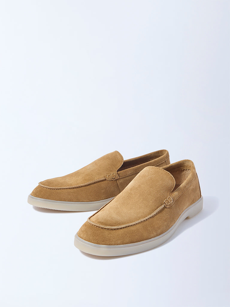SOLEPLAY Mustard Suede Loafers