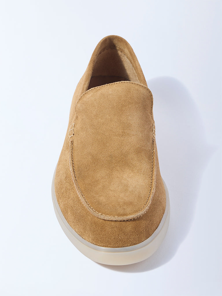 SOLEPLAY Mustard Suede Loafers