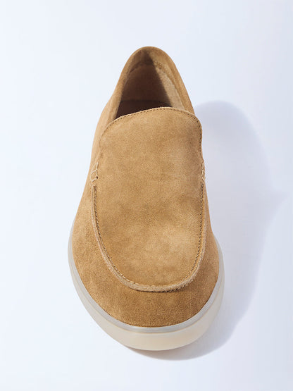 SOLEPLAY Mustard Suede Loafers