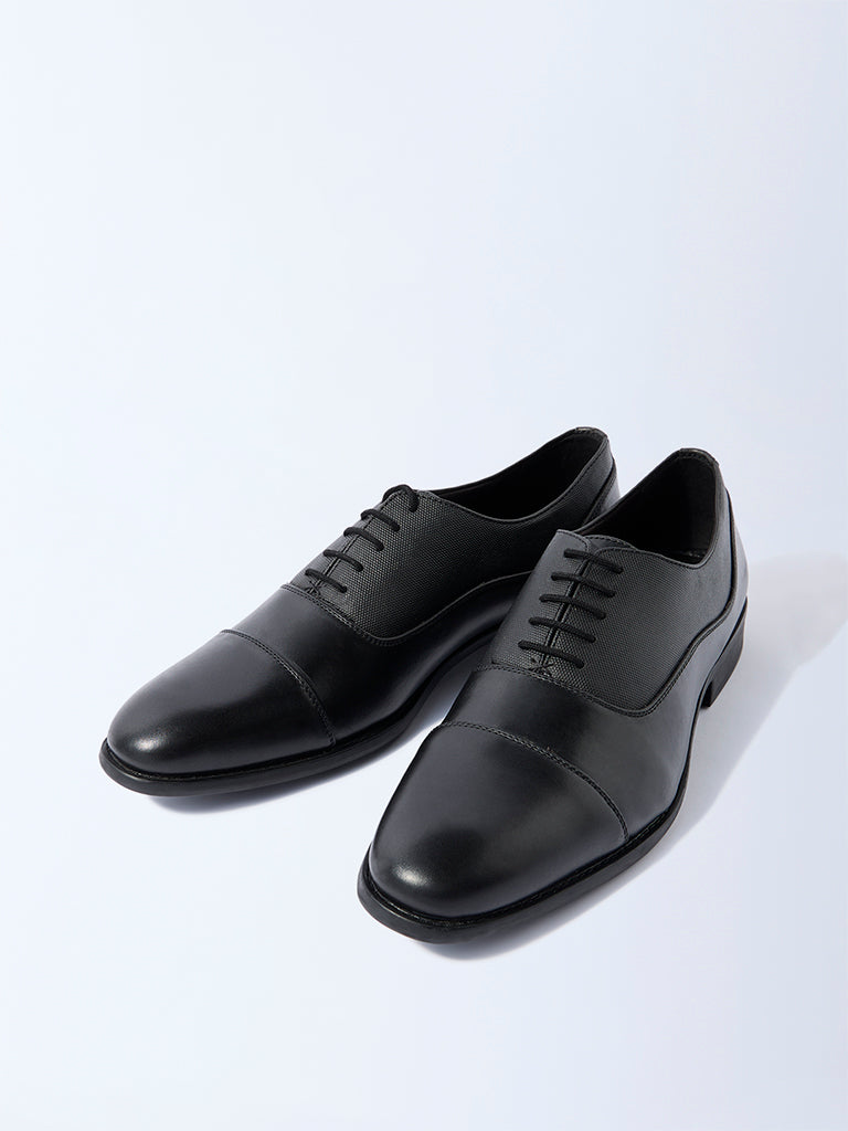 SOLEPLAY Black Oxford Shoes