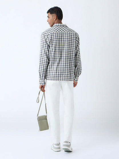 Nuon White Slim-Fit Mid-Rise Jeans