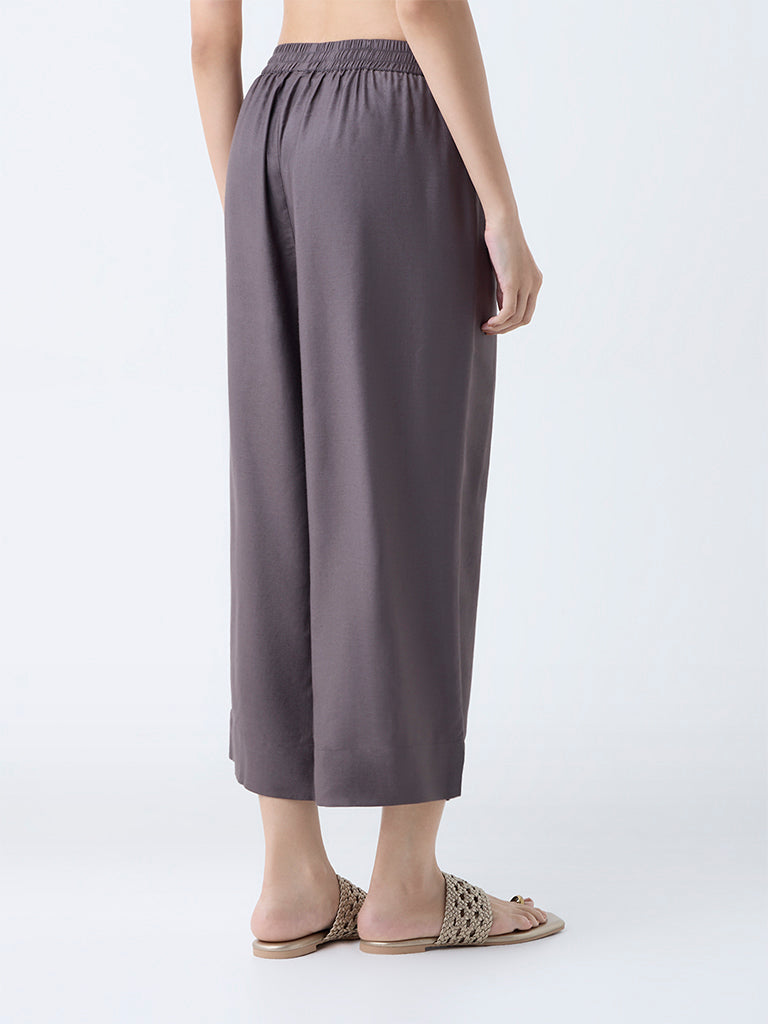 Zuba Charcoal Solid Pants