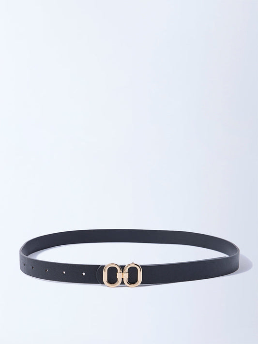 Westside Accessories Black Dual Buckle Belt